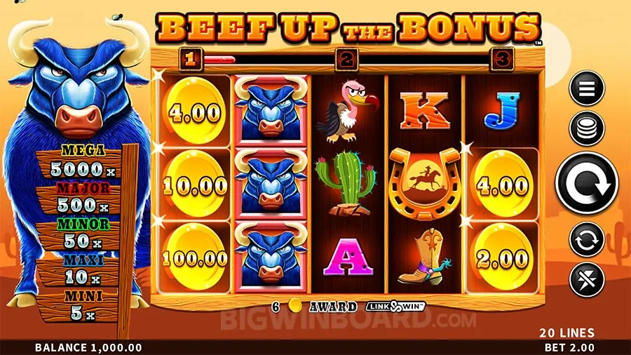 Beef Up the Bonus slot