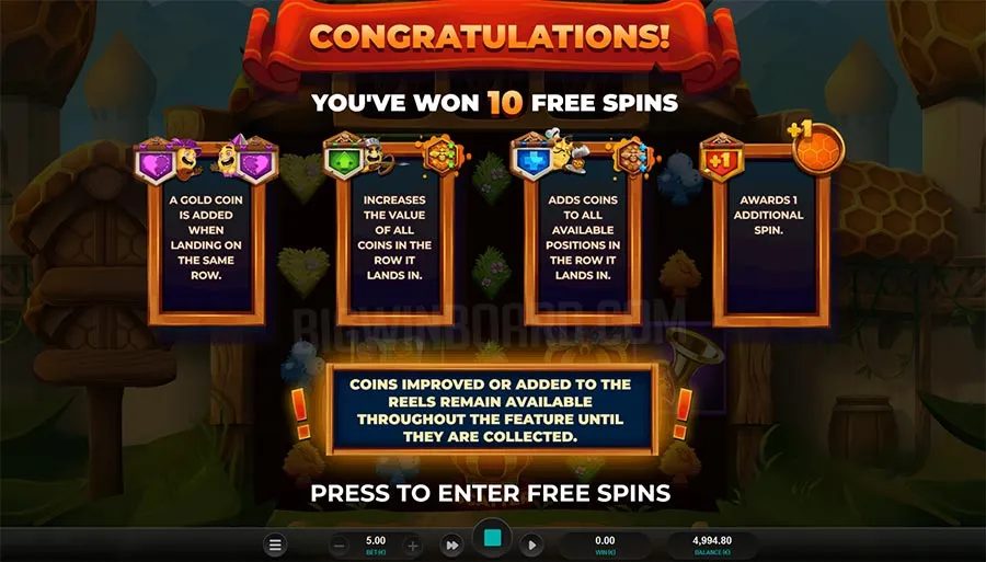 Beellionaires Dream Drop slot