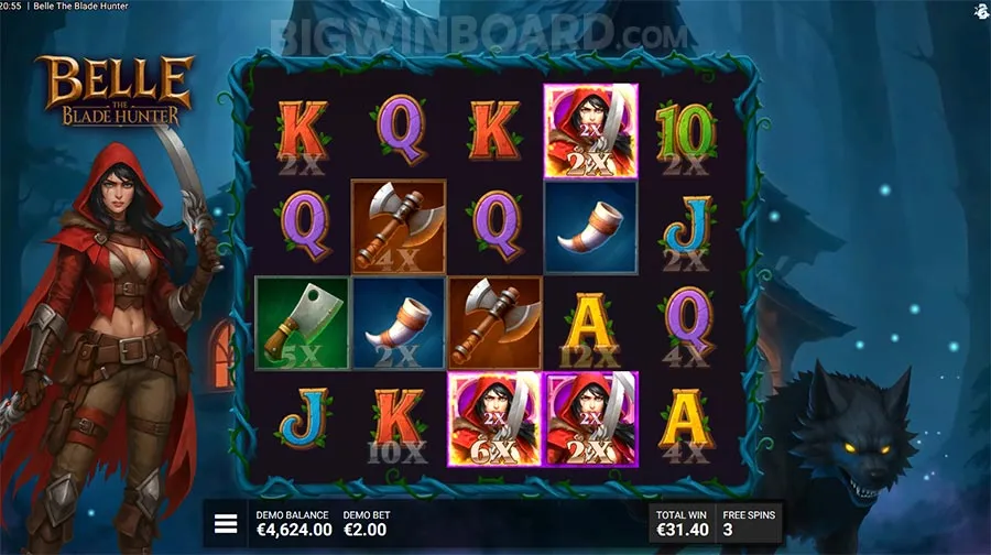 Belle The Blade Hunter slot