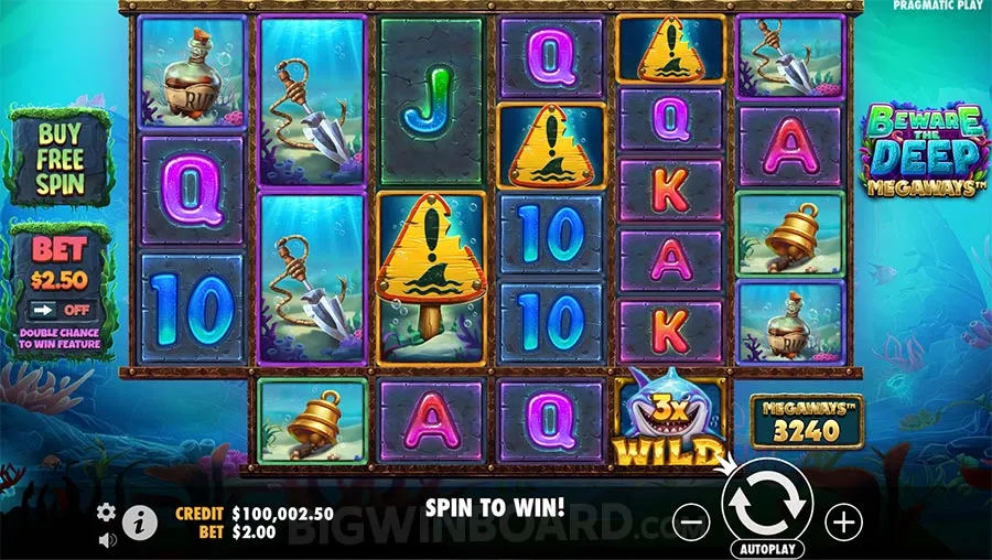 Beware The Deep Megaways slot