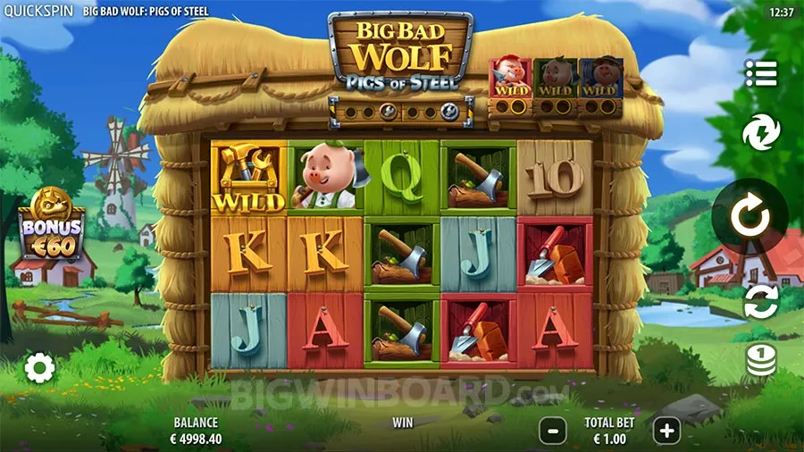 Big Bad Wolf: Pigs of Steel slot