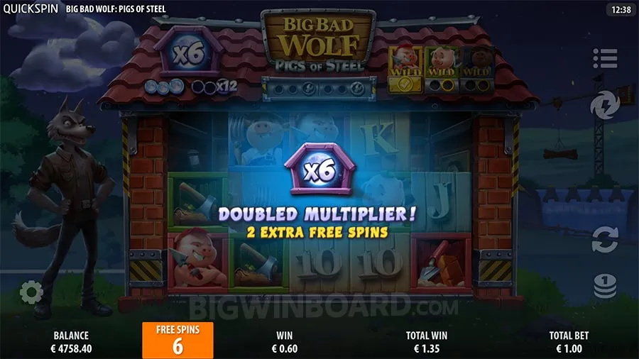 Big Bad Wolf: Pigs of Steel slot