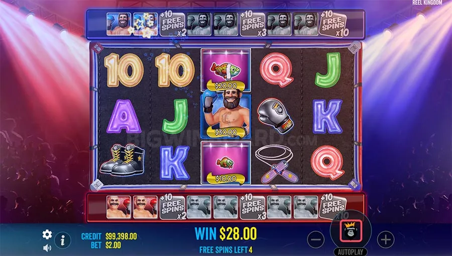 Big Bass Boxing Bonus Round slot
