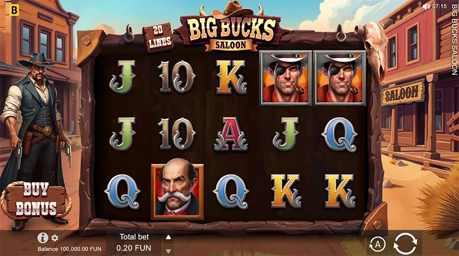 Big Bucks Saloon slot