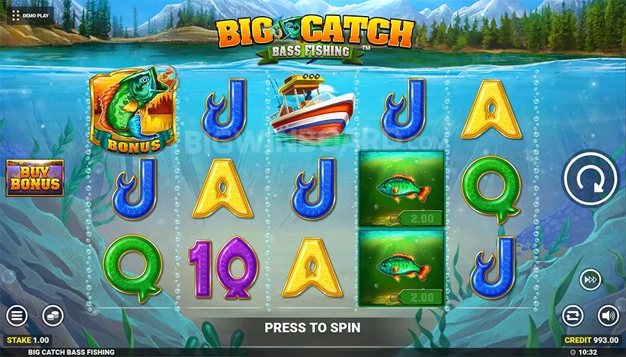 Big Catch Bass Fishing slot