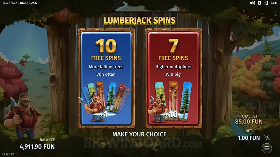 Big Stack Lumberjack slot