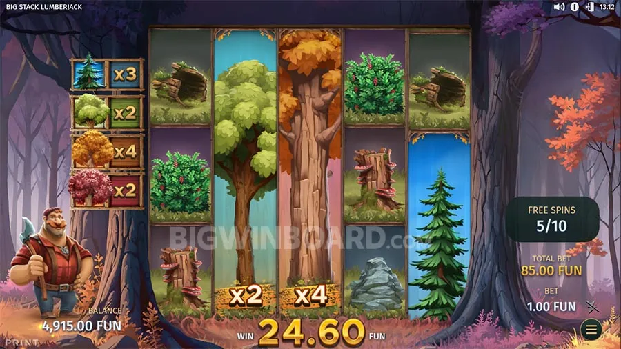 Big Stack Lumberjack slot