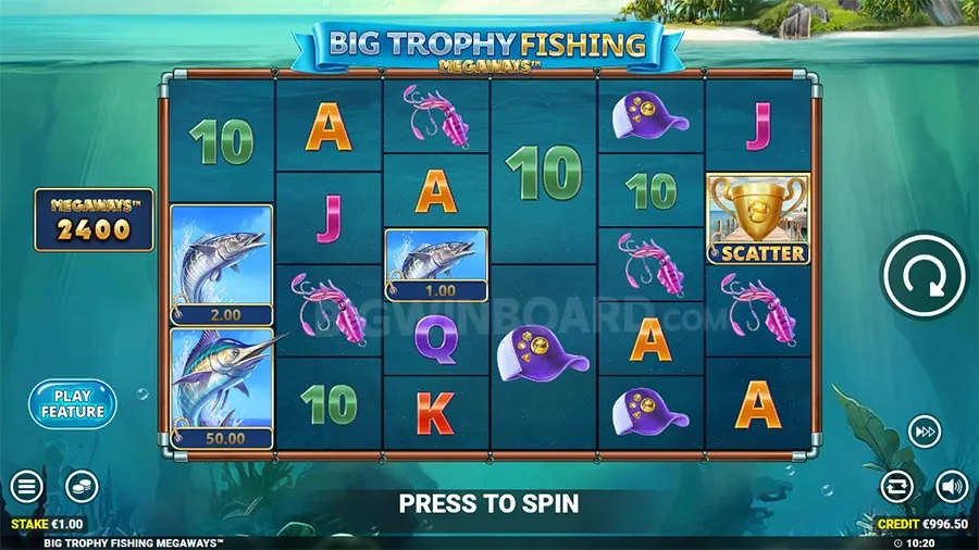 Big Trophy Fishing Megaways slot