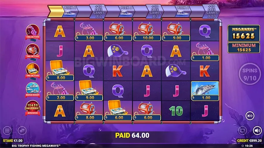 Big Trophy Fishing Megaways slot