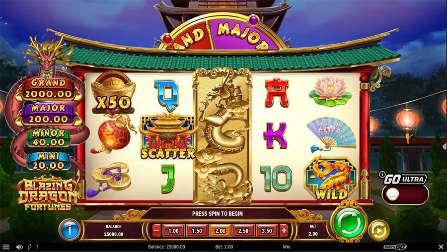 Blazing Dragon Fortunes slot