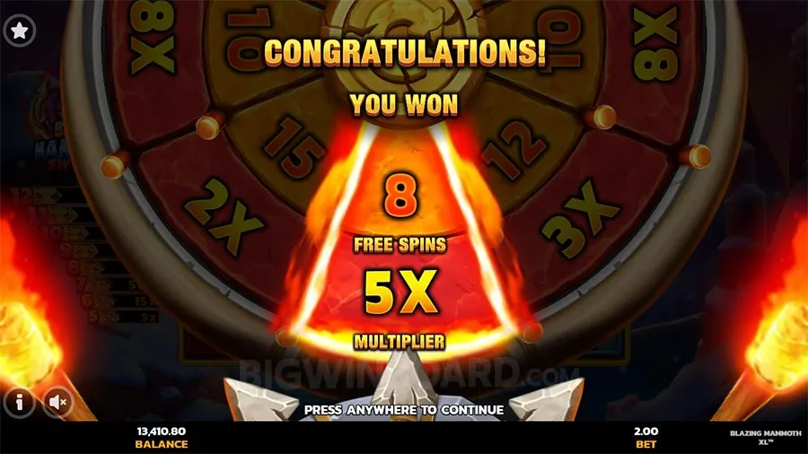 Blazing Mammoth XL slot