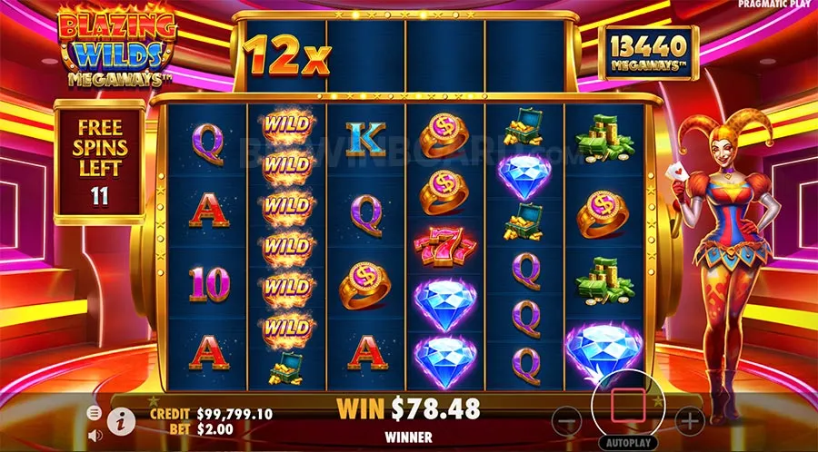 Blazing Wilds Megaways slot