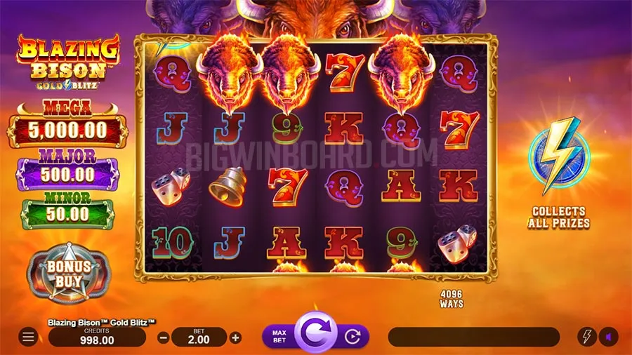 Blazing Bison Gold Blitz slot