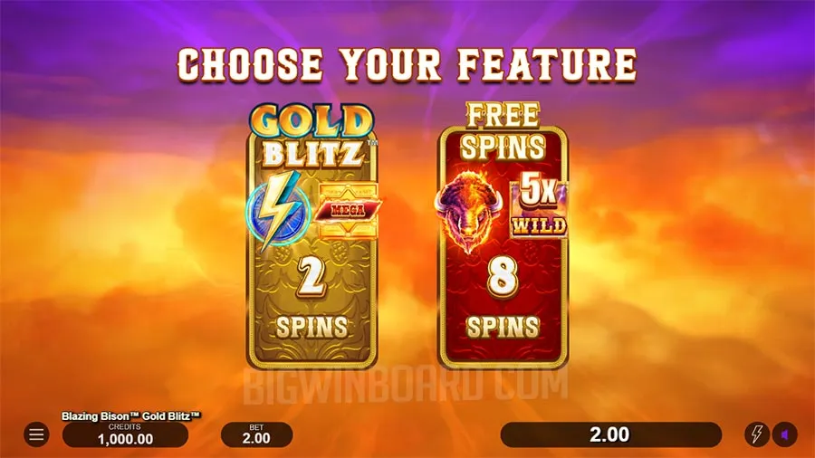 Blazing Bison Gold Blitz slot