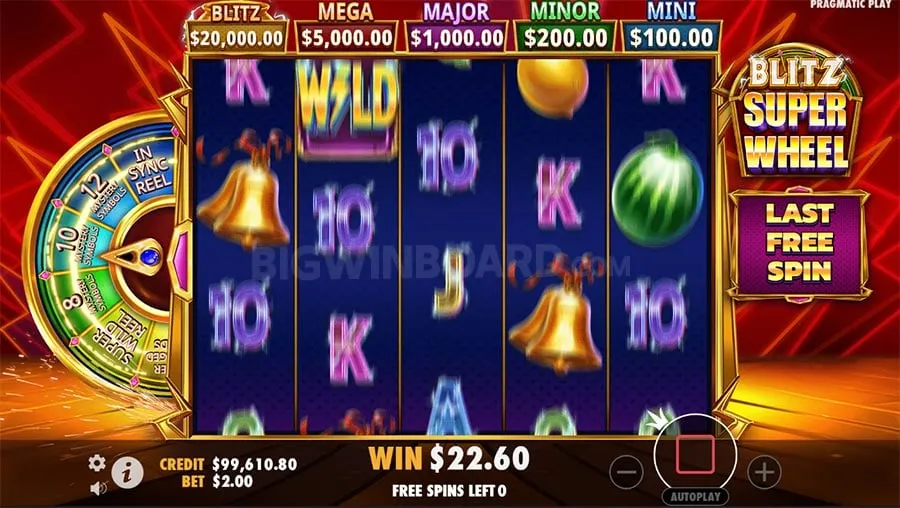 Blitz Super Wheel slot