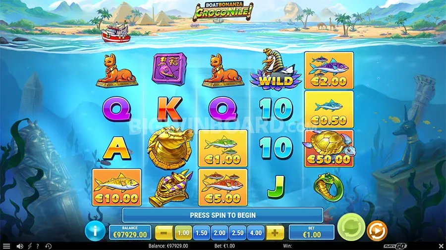 Boat Bonanza CrocoNile! slot