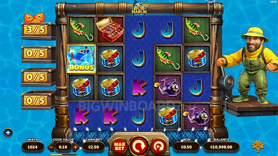 Bob Marlin Goes Deep slot