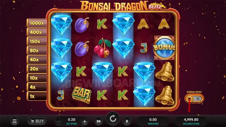 Bonsai Dragon Blitz Dream Drop slot