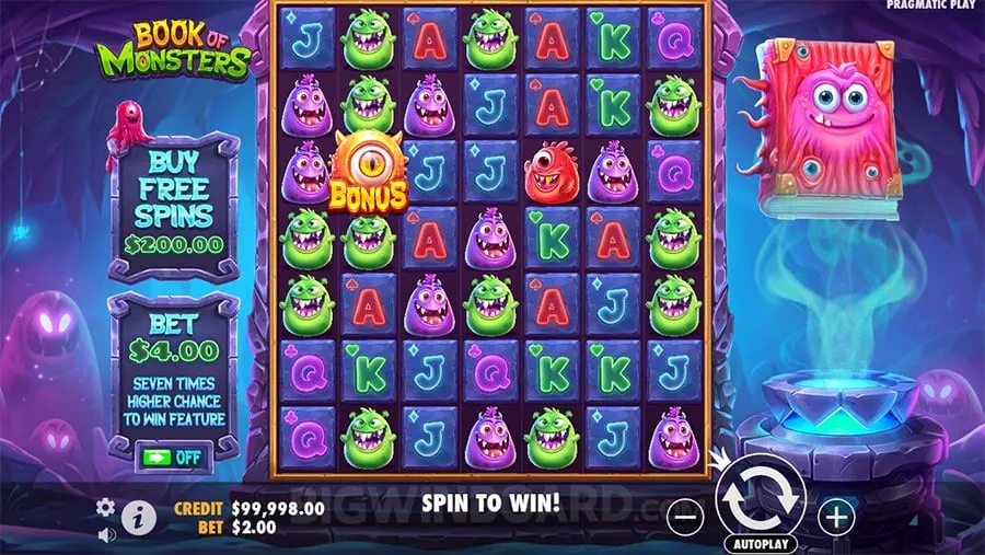 Book of Monsters slot