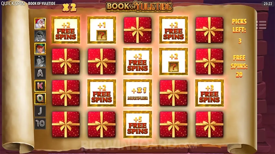 Book of Yuletide slot