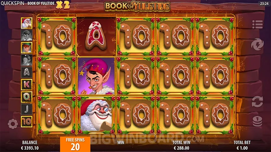 Book of Yuletide slot