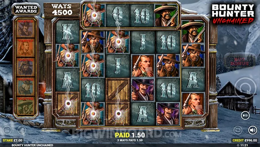 Bounty Hunter Unchained slot