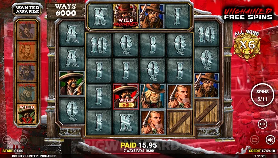 Bounty Hunter Unchained slot