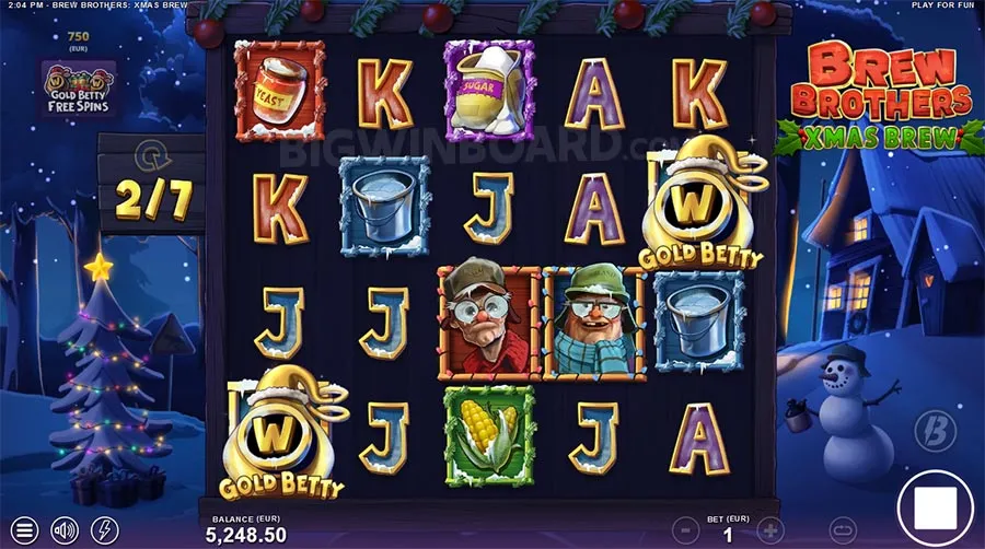 Brew Brothers Xmas Brew slot