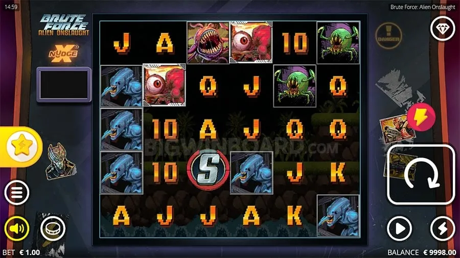 Brute Force Alien Onslaught slot