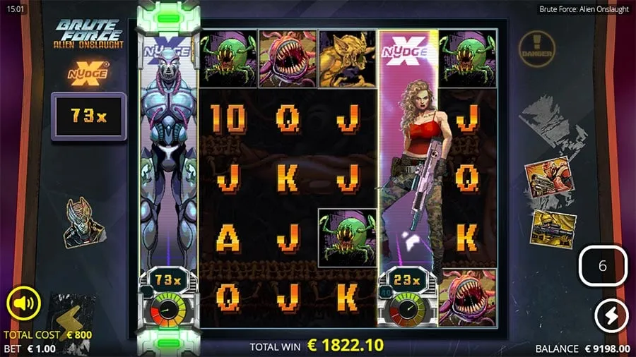 Brute Force Alien Onslaught slot