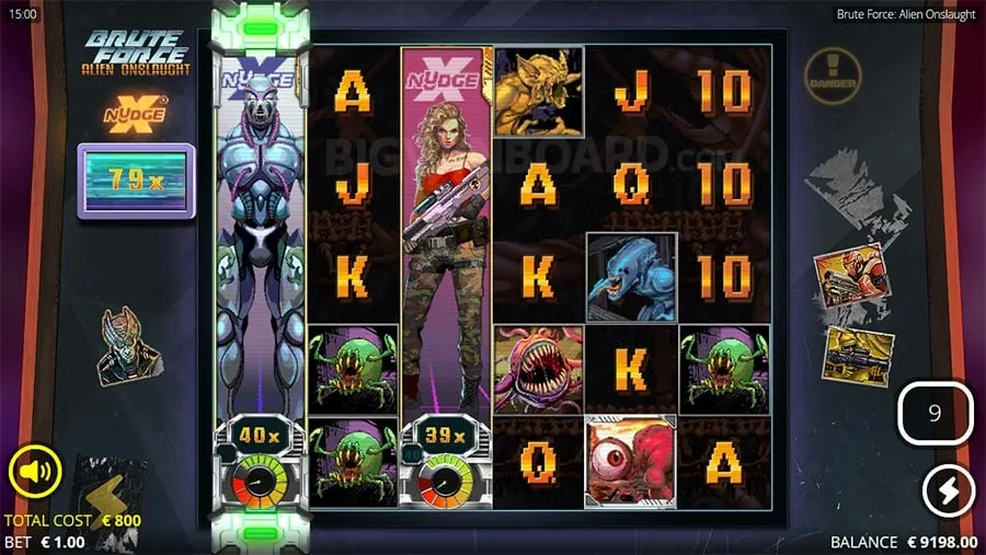 Brute Force Alien Onslaught slot