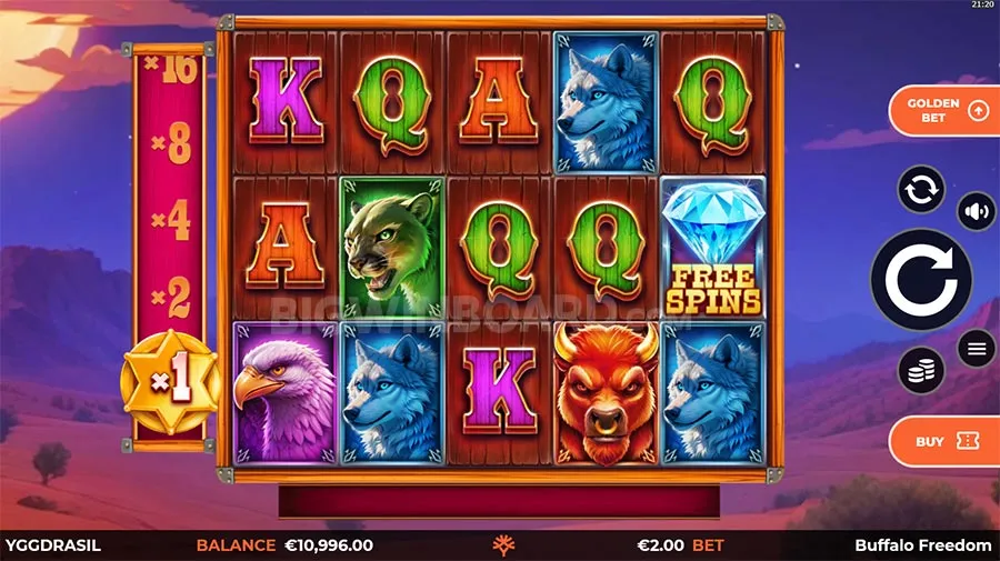 Buffalo Freedom slot