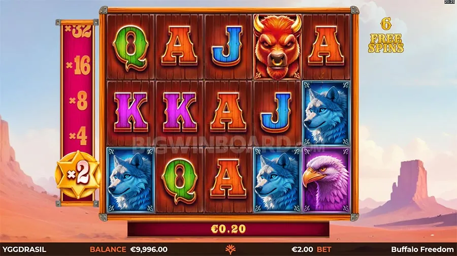 Buffalo Freedom slot