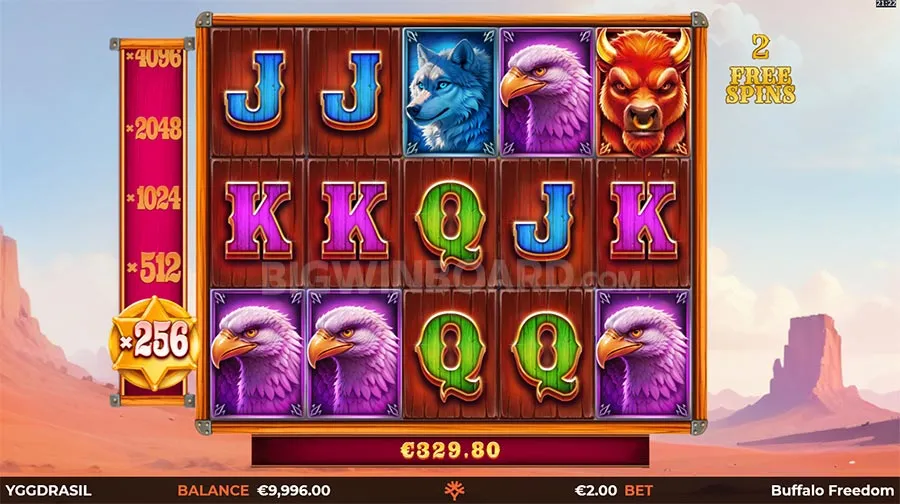 Buffalo Freedom slot