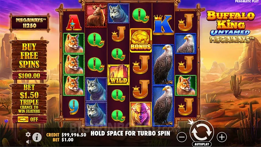 Buffalo King Untamed Megaways slot