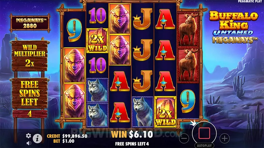 Buffalo King Untamed Megaways slot