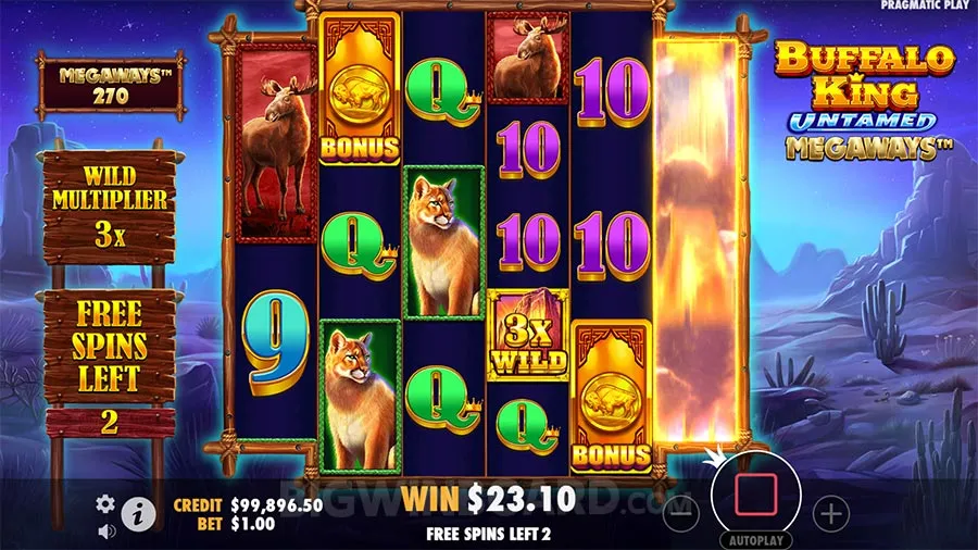 Buffalo King Untamed Megaways slot