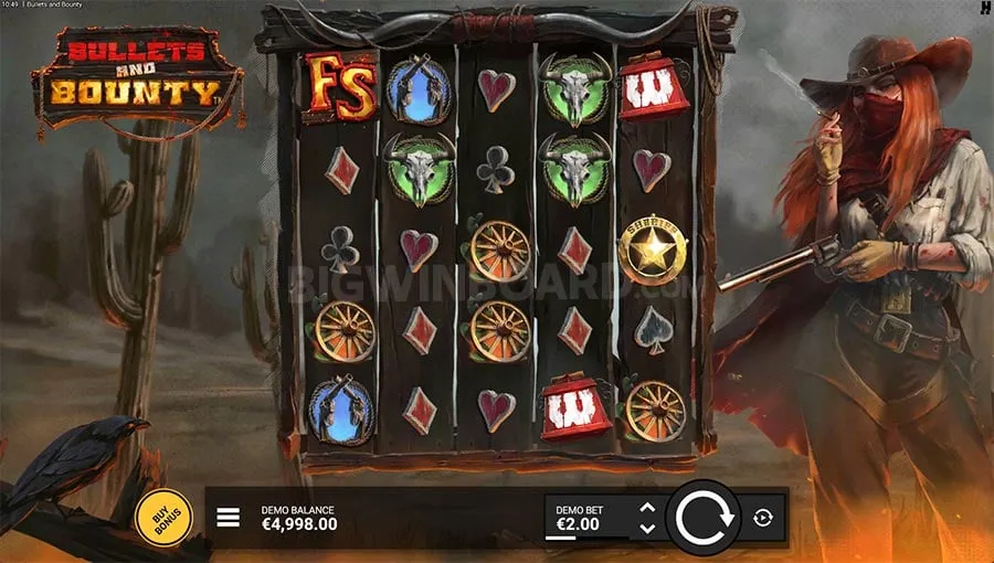 Bullets and Bounty slot