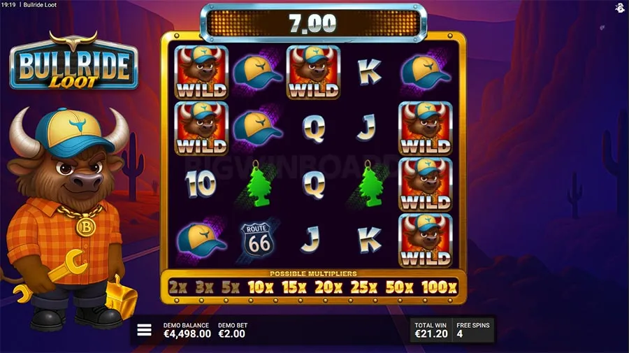 Bullride Loot slot