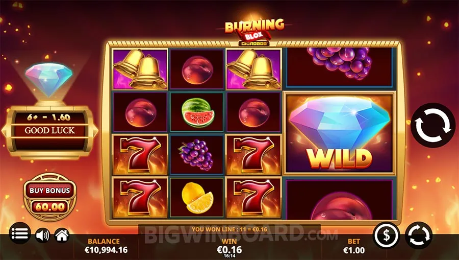 Burning Blox Gigablox slot
