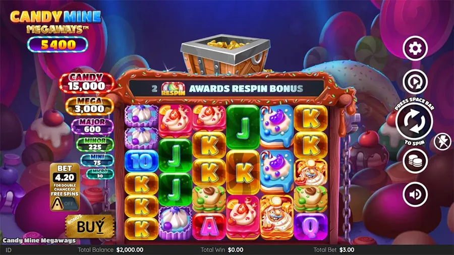 Candy Mine Megaways slot