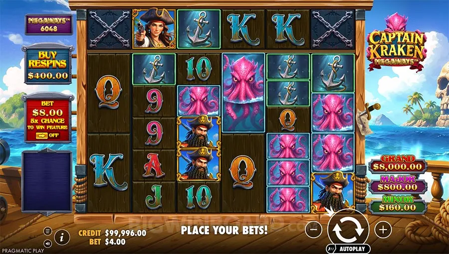 Captain Kraken Megaways slot