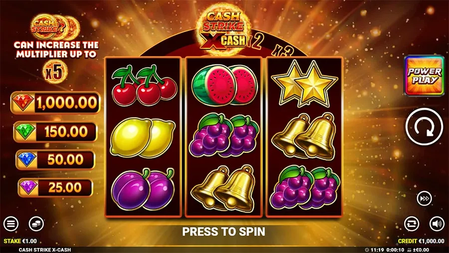 Cash Strike X-Cash slot