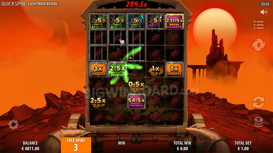 Cash Truck Begins slot