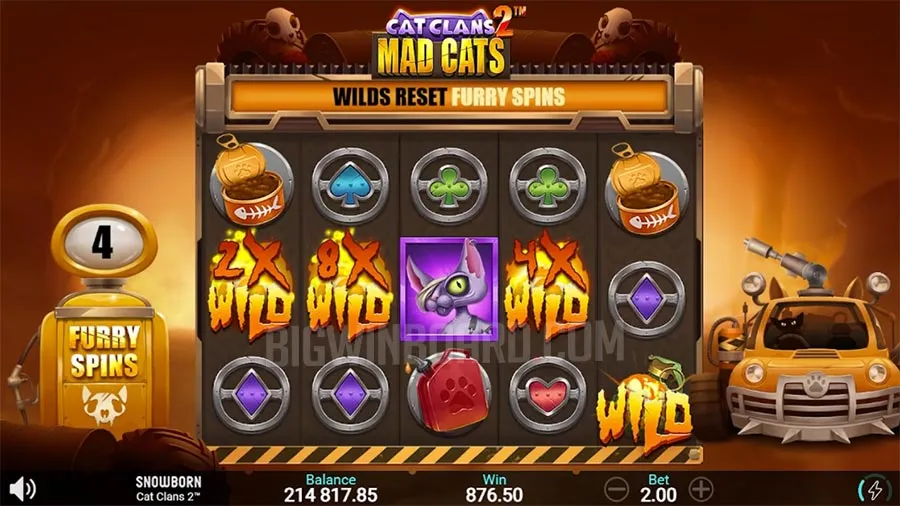 Cat Clans 2 Mad Cats slot