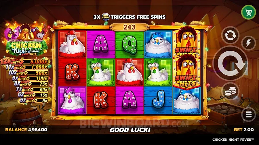 Chicken Night Fever slot