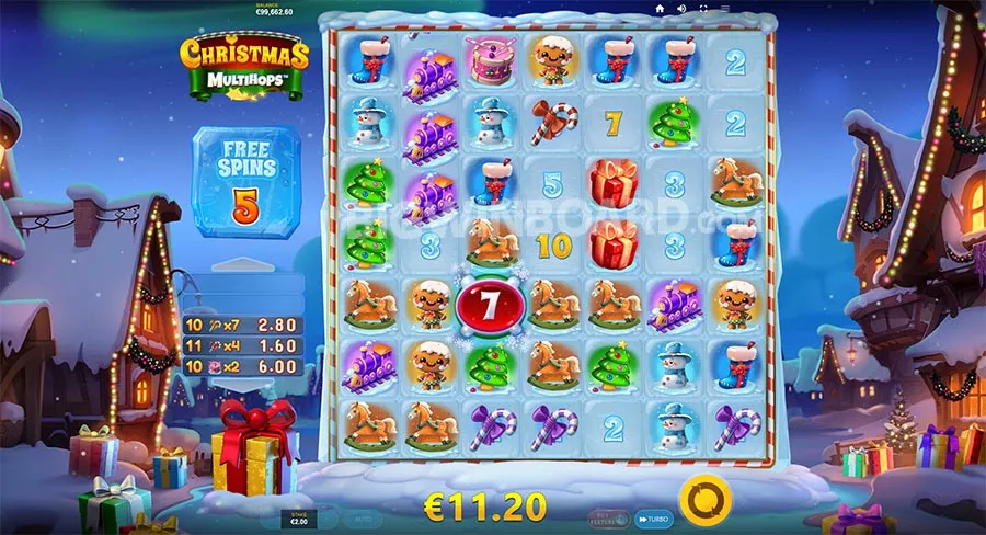 Christmas Multihops slot