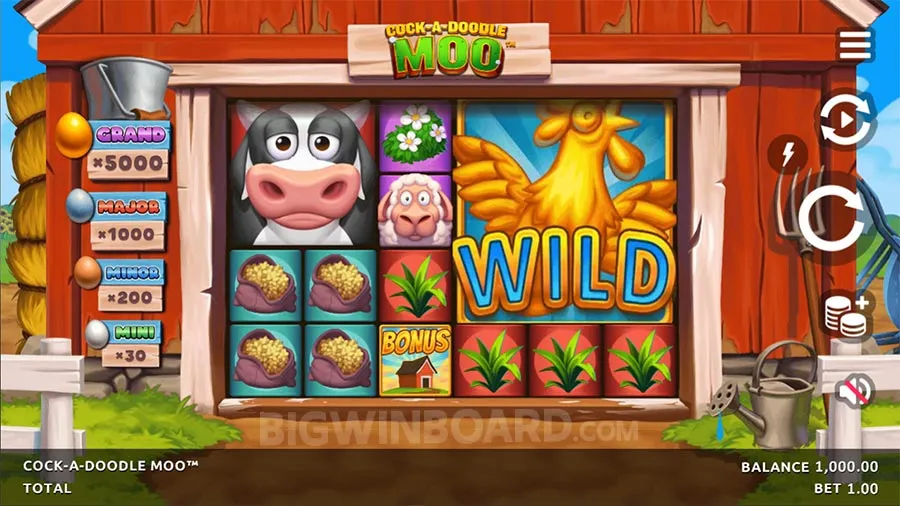 Cock-A-Doodle Moo slot