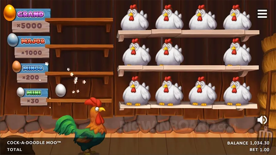 Cock-A-Doodle Moo slot