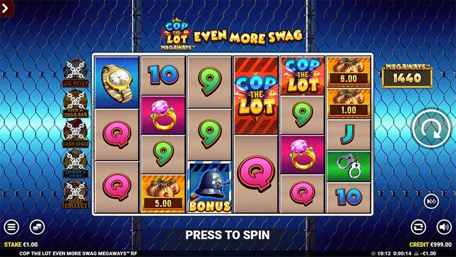 Cop The Lot Megaways Even More Swag slot